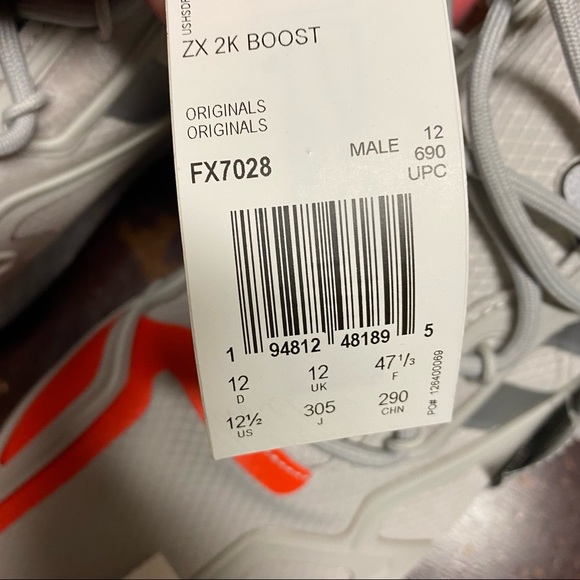 adidas NASA ZX 2K BOOST FX7028 Space Race Men's Running Shoes 10M